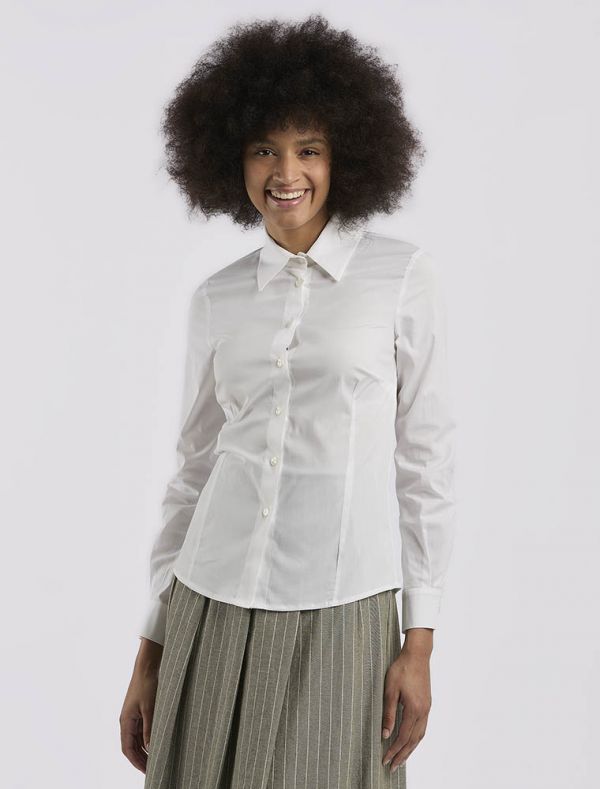 Camicia manica lunga giovane San Babila - bianco