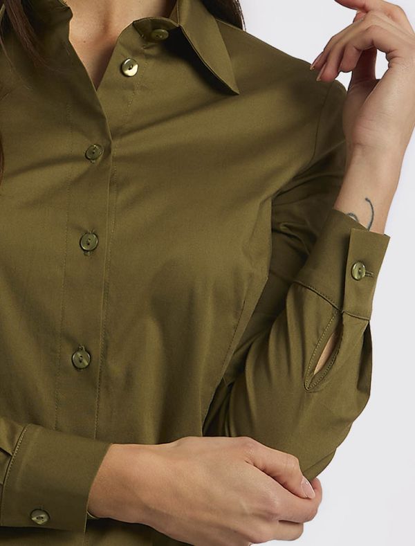 Camicia manica lunga giovane San Babila - army