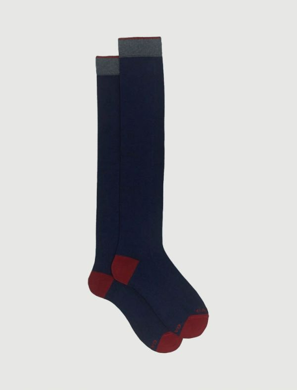 Calzini caldo cotone lunghi Gallo - navy