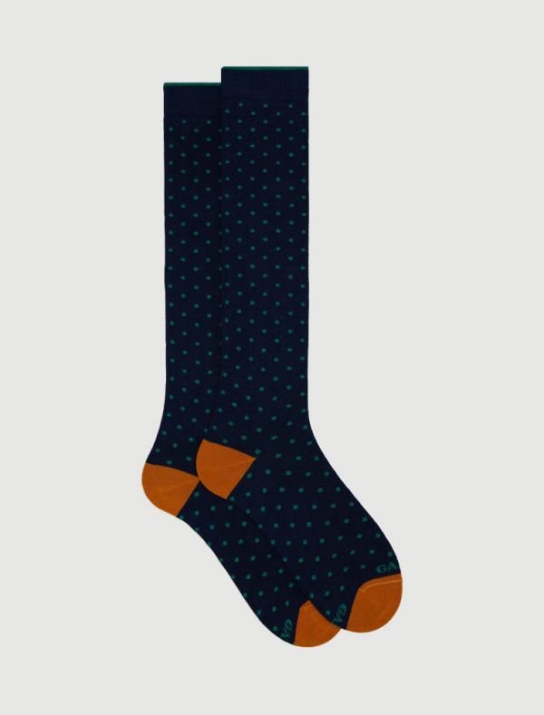 Calzini cotone lunghi Gallo - royal