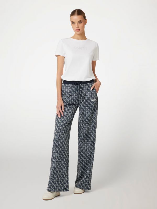 T-shirt manica corta sportiva Guess Sport - white