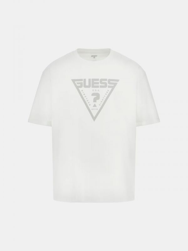 T-shirt manica corta sportiva Guess Sport - bianco