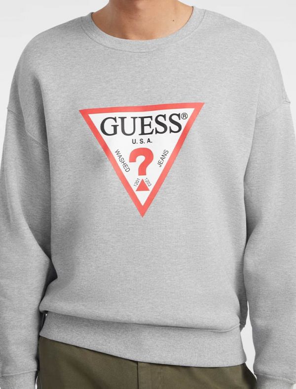 Maglia in felpa Guess Jeans - grey