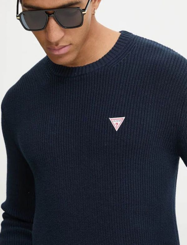 Maglia manica lunga Guess Jeans - blu