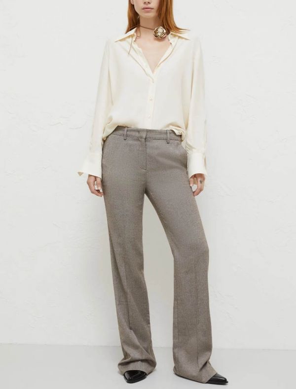Camicia manica lunga Marella - panna