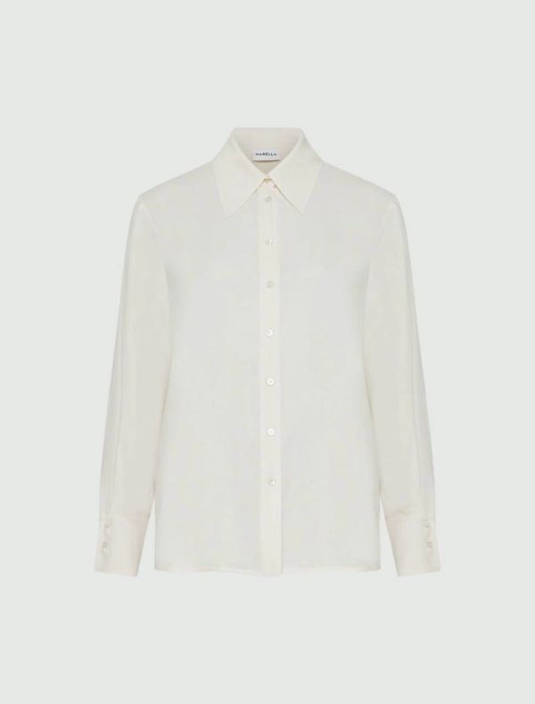 Camicia manica lunga Marella - panna