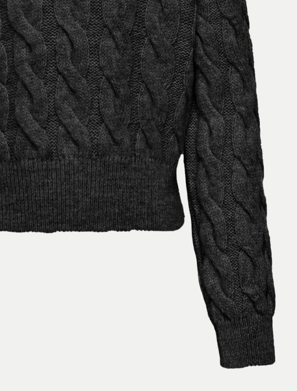 Pullover manica lunga Only - black