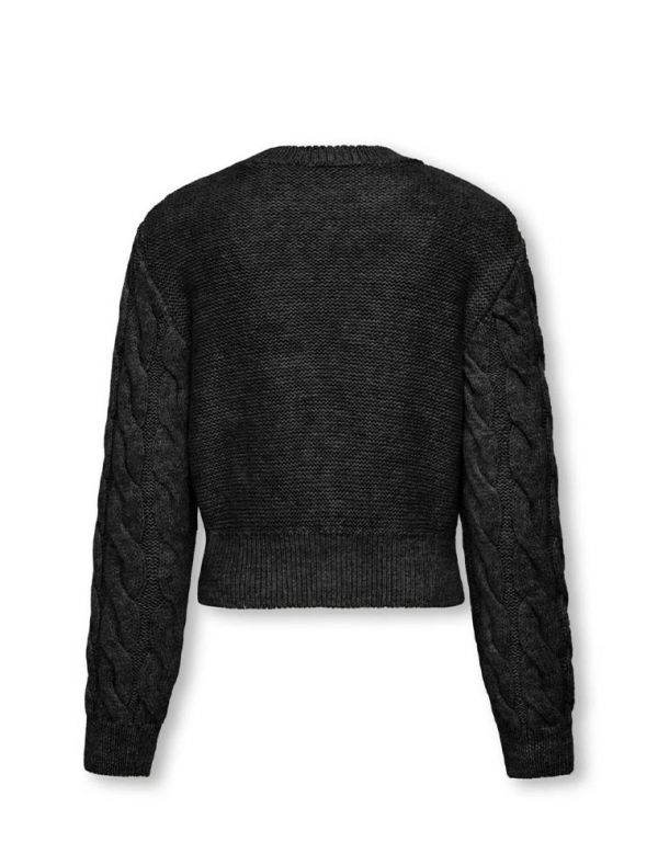 Pullover manica lunga Only - black