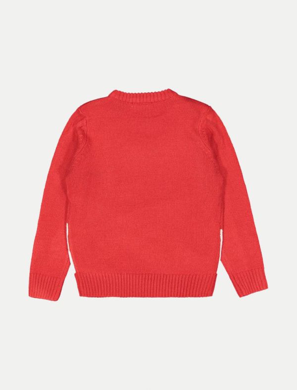 Pullover manica lunga Melby - rosso