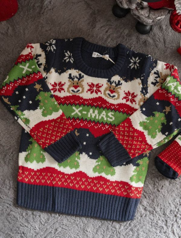 Pullover manica lunga Melby - verde