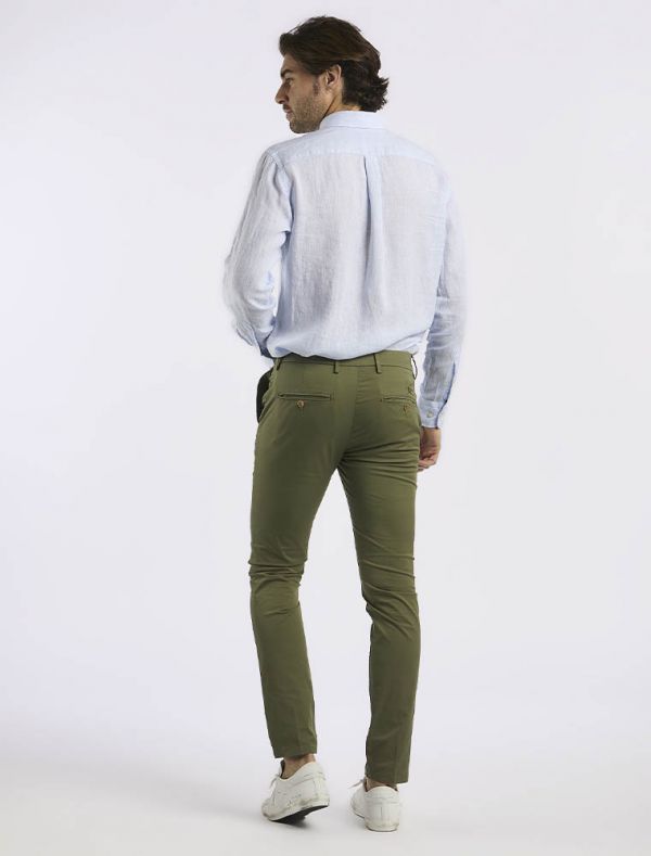 Pantalone casual Teleria Zed - army