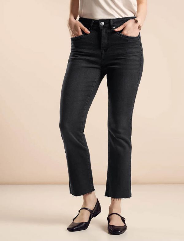 Pantalone jeans Street One - nero slavato