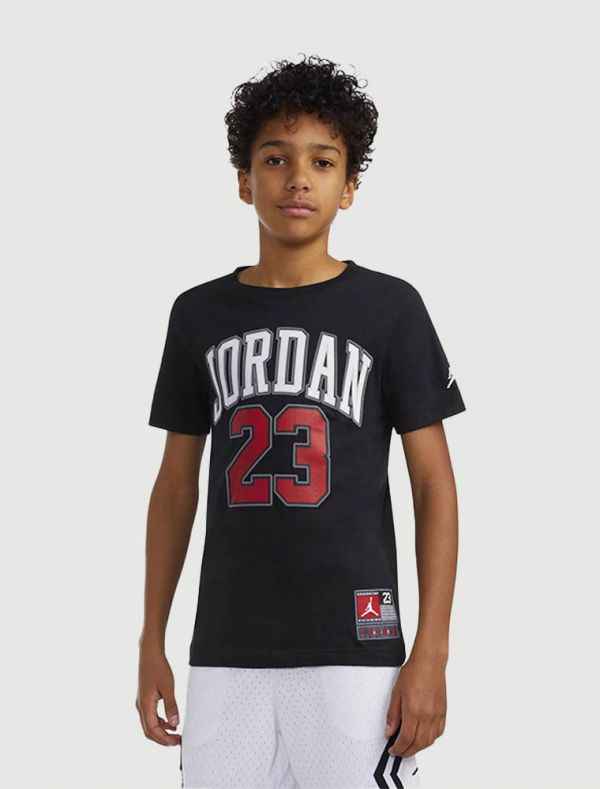 T-shirt manica corta sportiva Jordan - nero