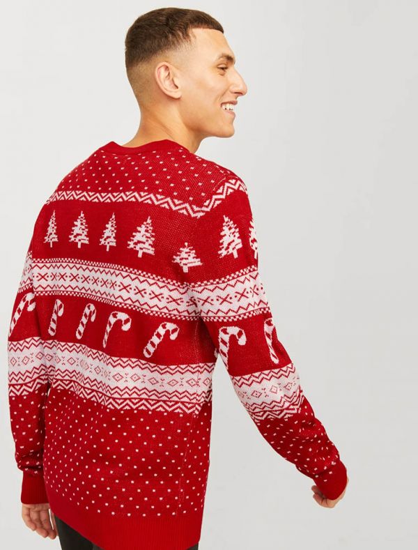 Maglia manica lunga Jack & Jones - rosso