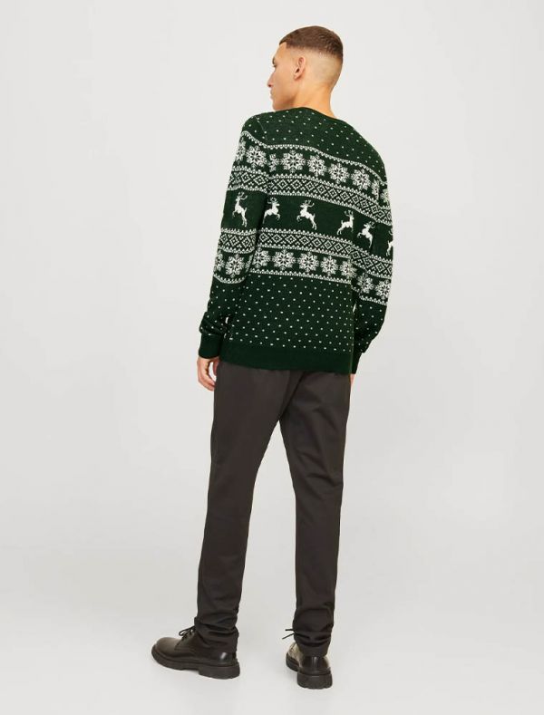 Maglia manica lunga Jack & Jones - verde scuro