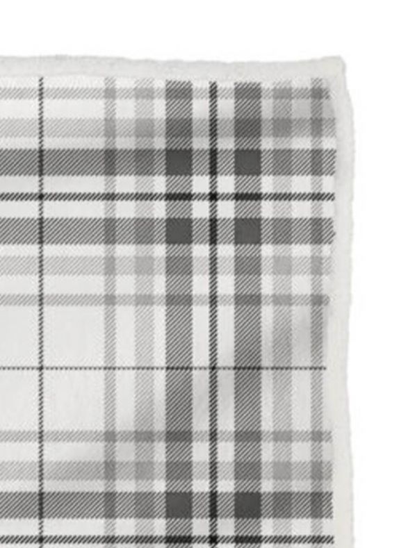 Plaid Daunex - bianco grigio