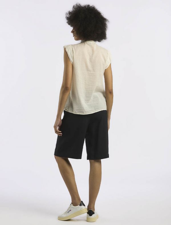 Camicia manica corta Susy Mix - burro