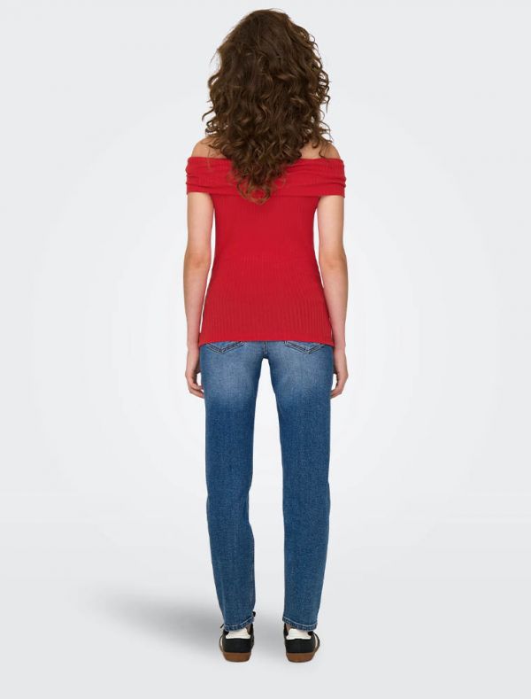 Top Jdy - rosso