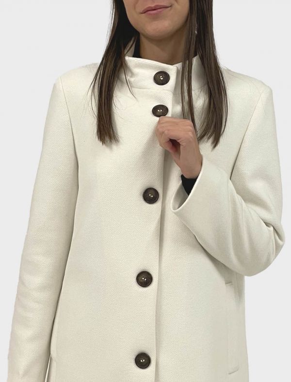 Cappotto San Babila - bianco panna