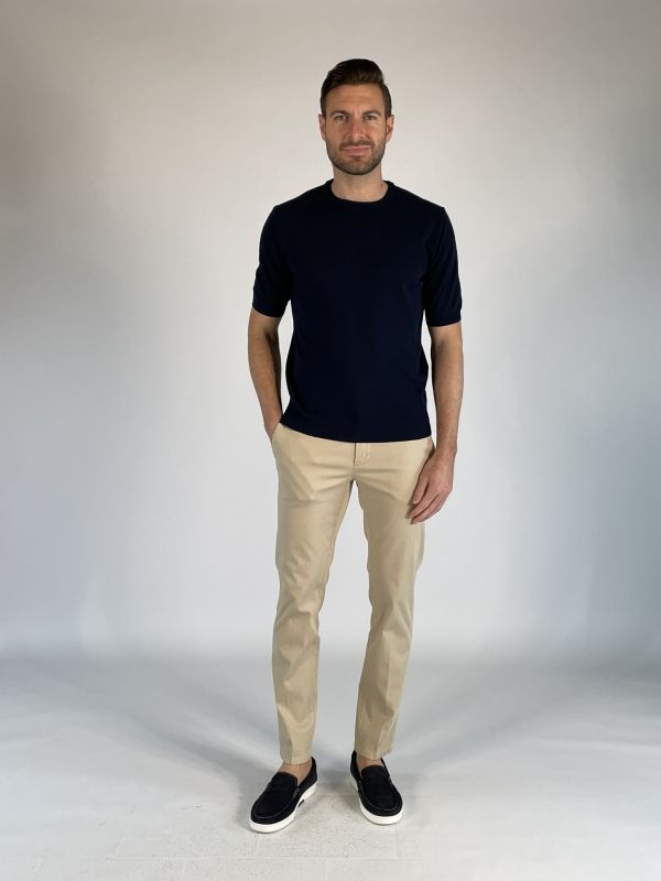 T-shirt manica corta Morgano - blu