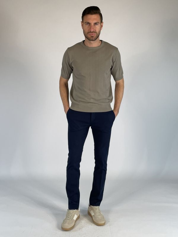 T-shirt manica corta Morgano - tortora