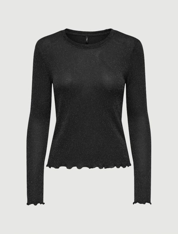 Maglia manica lunga Only - black