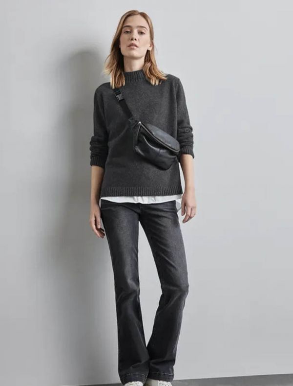 Pullover manica lunga Street One - antracite