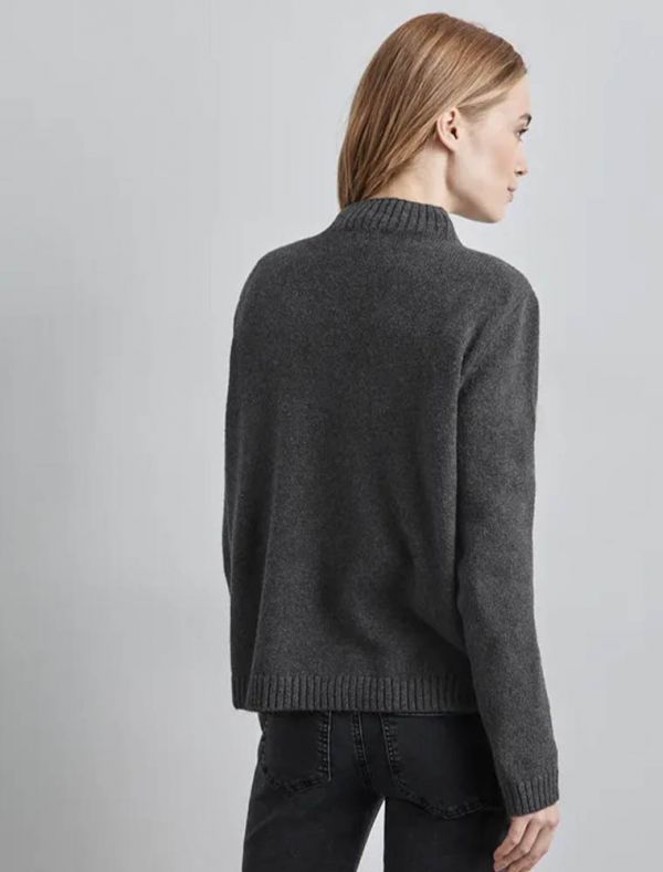 Pullover manica lunga Street One - antracite