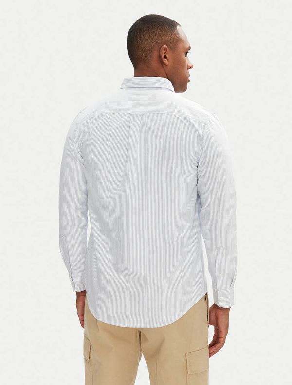 Camicia manica lunga casual Tommy Jeans - bianco azzurro