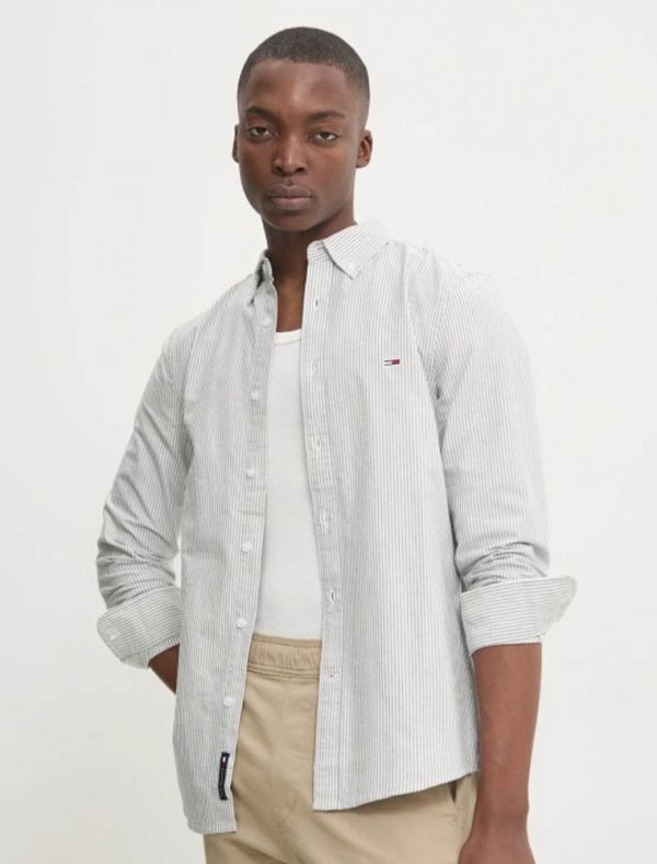 Camicia manica lunga casual Tommy Jeans - dark navy