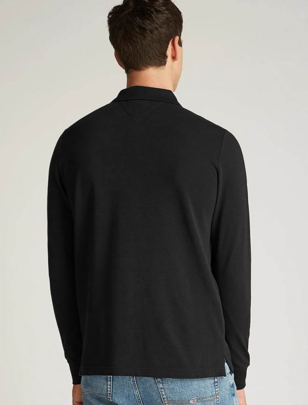 Polo manica lunga Tommy Jeans - black