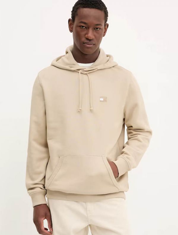 Maglia in felpa cappuccio Tommy Jeans - beige