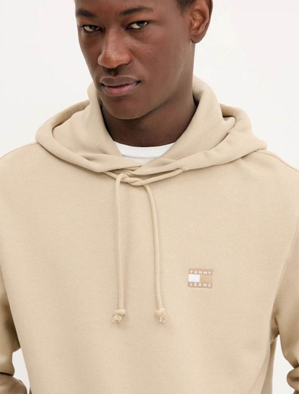 Maglia in felpa cappuccio Tommy Jeans - beige