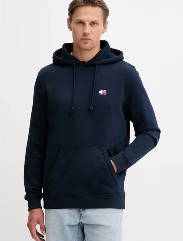 Maglia in felpa cappuccio Tommy Jeans - dark navy