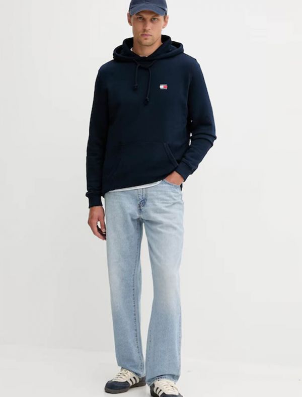 Maglia in felpa cappuccio Tommy Jeans - dark navy