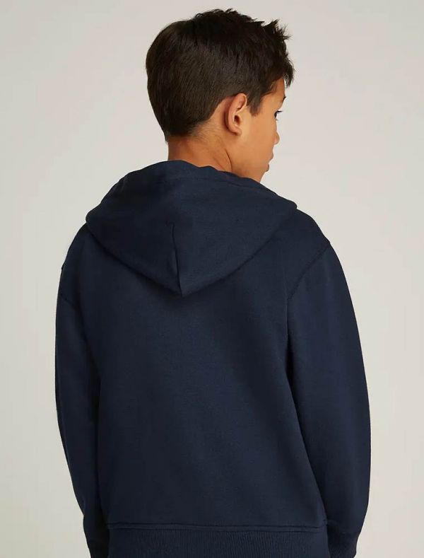 Maglia in felpa aperta Tommy Hilfiger - navy