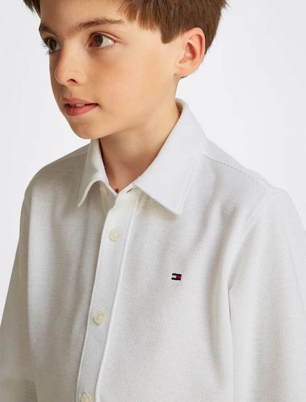 Camicia manica lunga Tommy Hilfiger - bianco