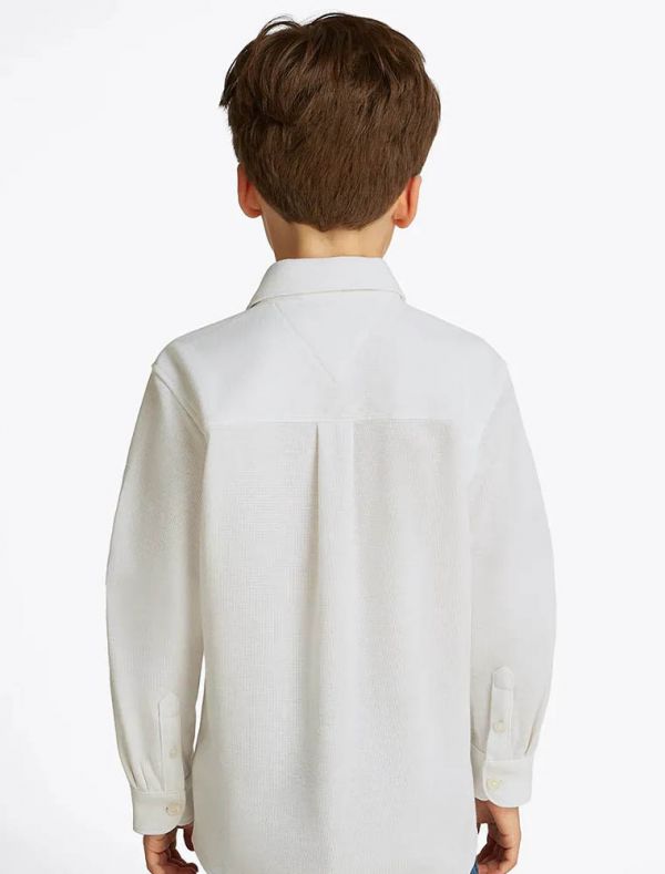 Camicia manica lunga Tommy Hilfiger - bianco
