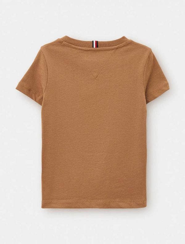 T-shirt manica corta Tommy Hilfiger - biscotto