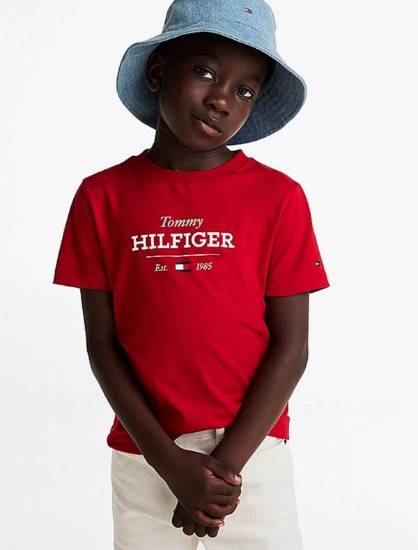 T-shirt manica corta Tommy Hilfiger - red
