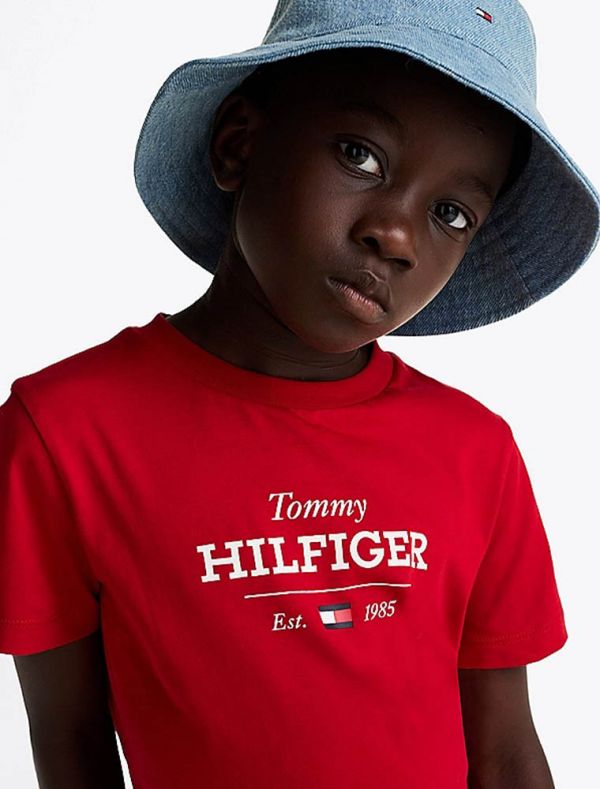 T-shirt manica corta Tommy Hilfiger - red