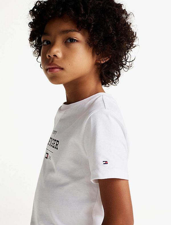 T-shirt manica corta Tommy Hilfiger - white