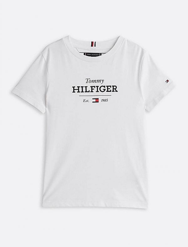 T-shirt manica corta Tommy Hilfiger - white