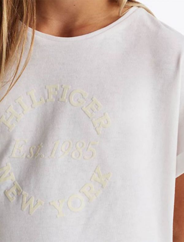 T-shirt manica corta Tommy Hilfiger - white
