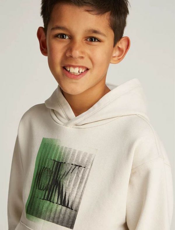 Maglia in felpa Calvin Klein - panna
