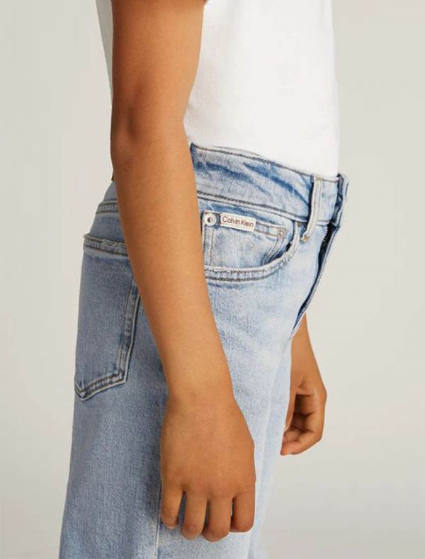 Pantalone jeans Calvin Klein - light blue denim