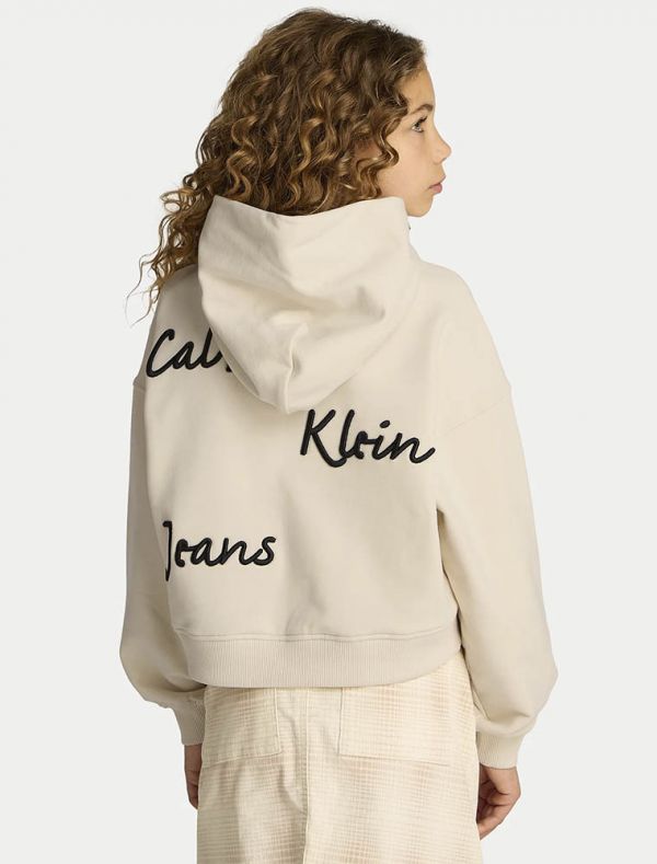 Maglia in felpa Calvin Klein - panna