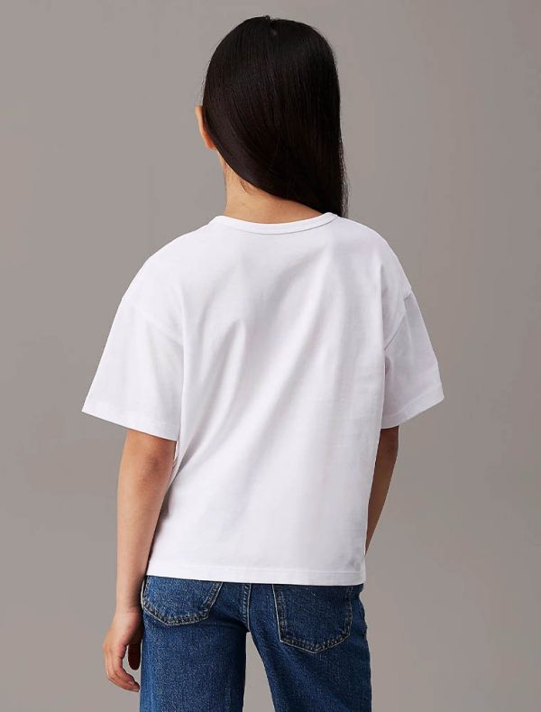 T-shirt manica corta Calvin Klein - white