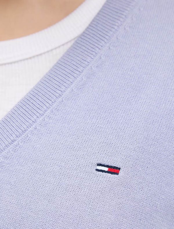 Maglia manica lunga Tommy Jeans - lilla