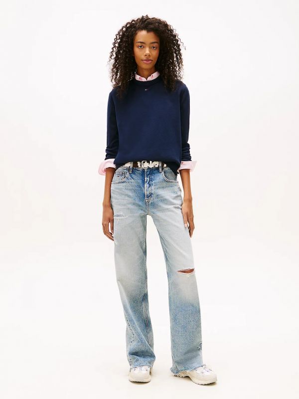 Maglia manica lunga Tommy Jeans - blu notte